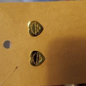 Return to Tiffany 925 heart earrings